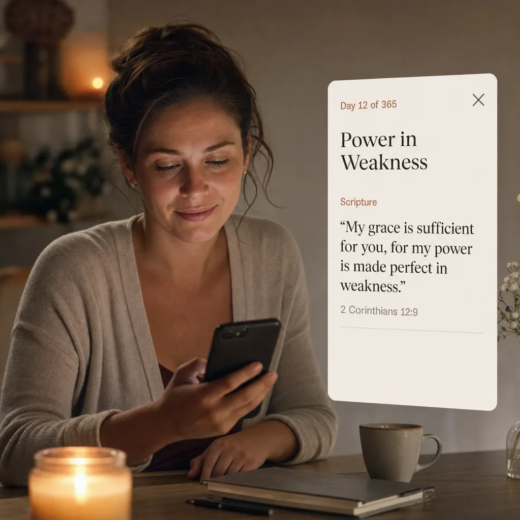 Read the lessons on your phone